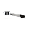 Pesado Bottomless (Naked) Portafilter for Nuova Simonelli & Victoria Arduino - White/Black